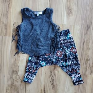 Boho baby outfit